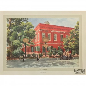 Courthouse 1846 by J. Robert Burnell, Signed Print