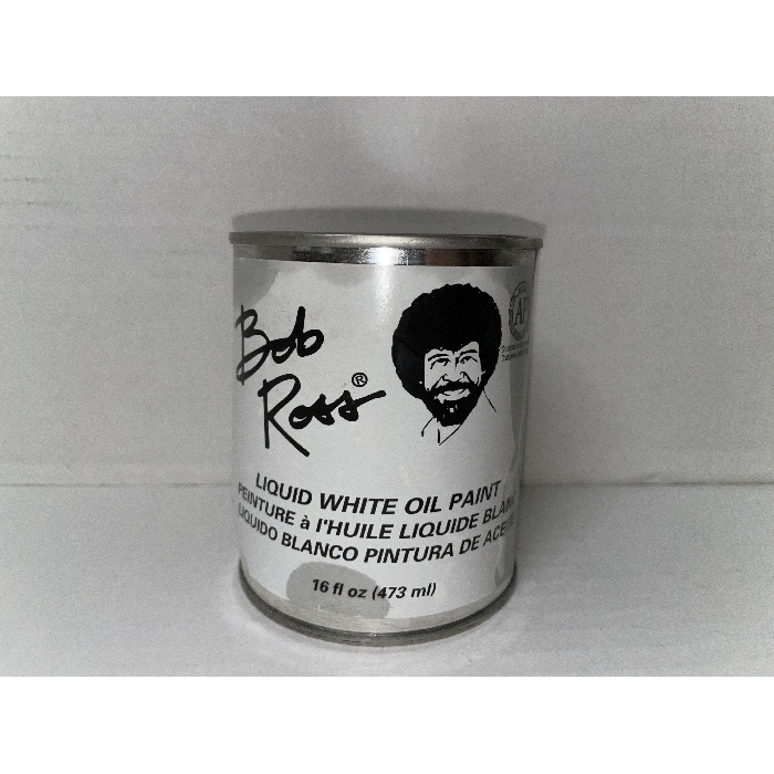 Bob Ross Liquid White Oil Paint, 16 Fl. Oz. - Hartung Gallery