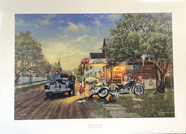 Spring Cleaning by Dave Barnhouse, Signed and Numbered Print